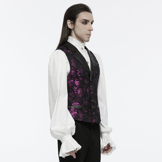 Goth exquisite jacquard vest