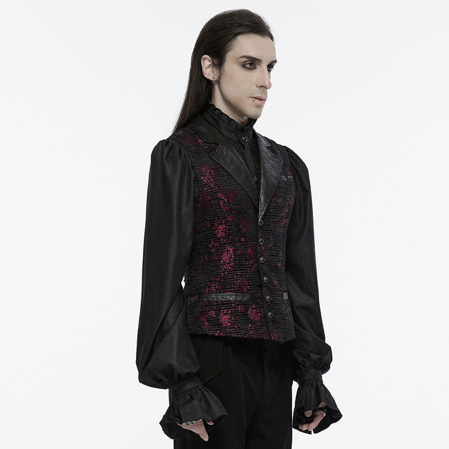 Goth exquisite jacquard vest