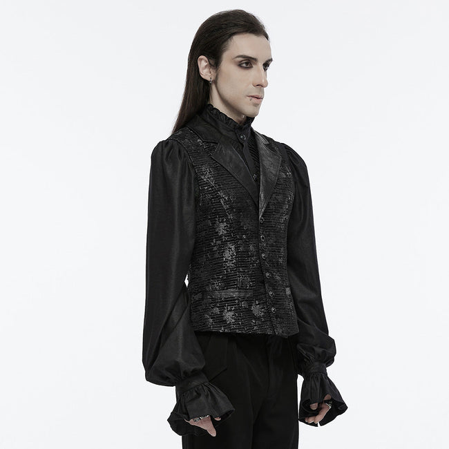 Goth exquisite jacquard vest