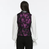 Goth exquisite jacquard vest