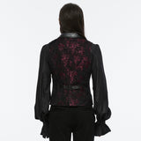 Goth exquisite jacquard vest
