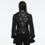 Goth exquisite jacquard vest