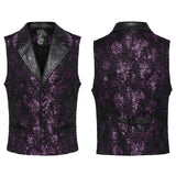 Goth exquisite jacquard vest