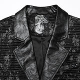Goth exquisite jacquard vest