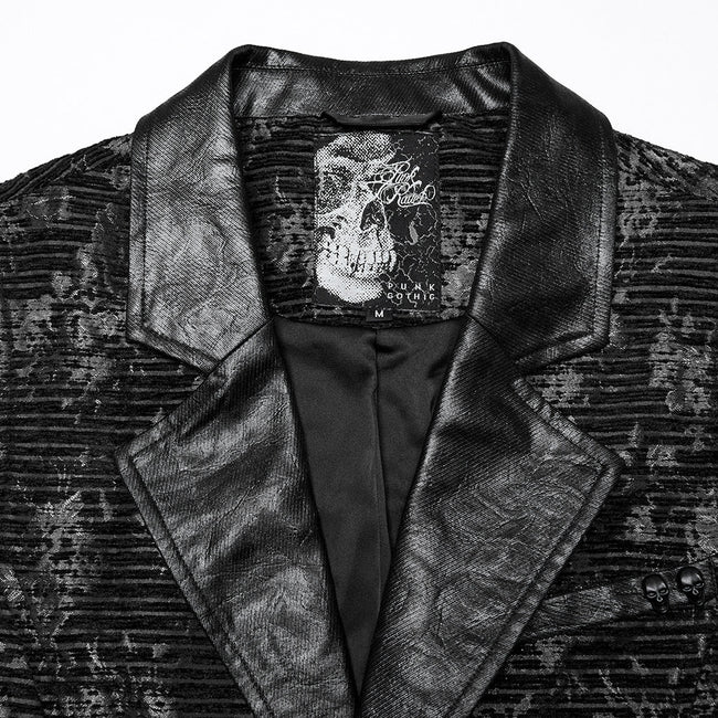 Goth exquisite jacquard vest