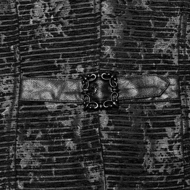 Goth exquisite jacquard vest