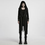 Gothic Decadent Asymmetric Knitted Coat