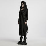 Gothic Decadent Asymmetric Knitted Coat