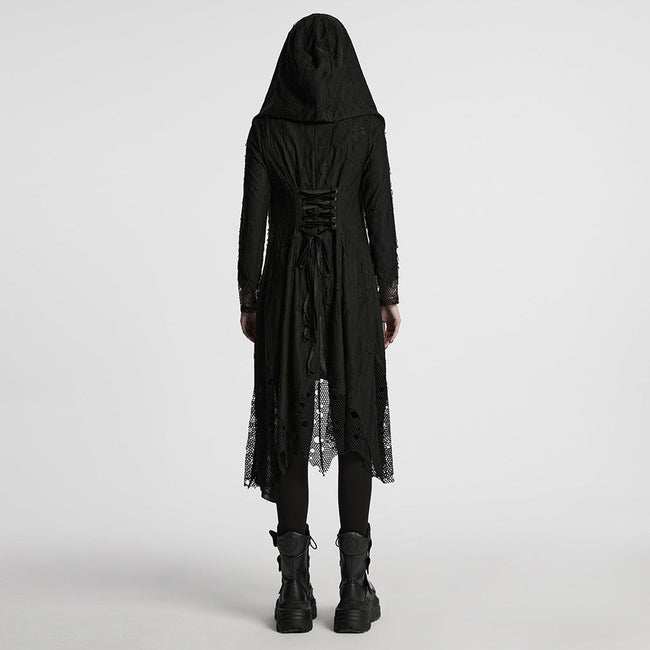 Gothic Decadent Asymmetric Knitted Coat