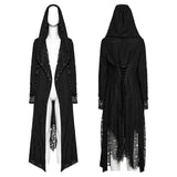 Gothic Decadent Asymmetric Knitted Coat