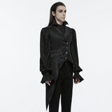 Dark Night Goth Asymmetric vest