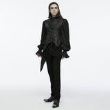 Dark Night Goth Asymmetric vest