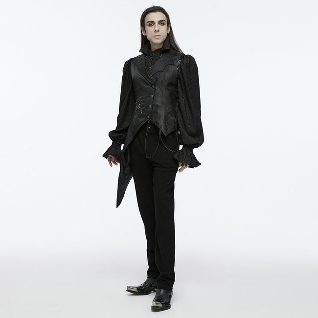 Dark Night Goth Asymmetric vest