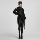 Goth Dark Alien Asymmetric Vest