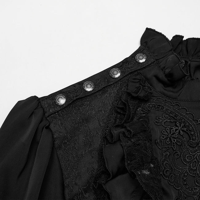 Gothic glamorous pullover shirt