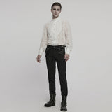 Goth Romantic Chiffon Men's Shirt