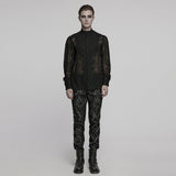 Goth Romantic Chiffon Men's Shirt