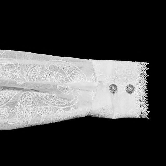 Goth Romantic Chiffon Men's Shirt