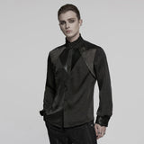 Goth mystery pleated shirt