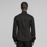 Goth mystery pleated shirt