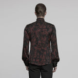 Goth mystery pleated shirt