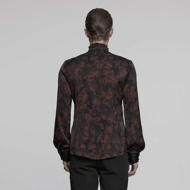 Goth mystery pleated shirt