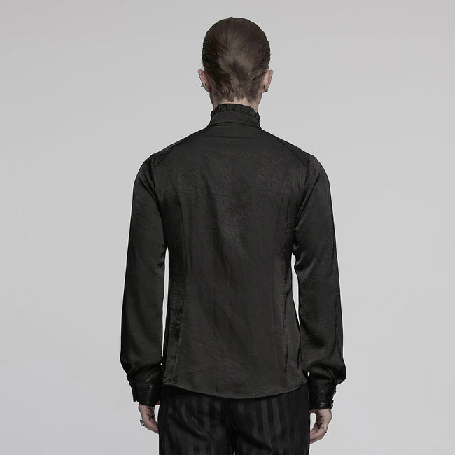 Goth mystery pleated shirt