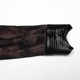 Goth mystery pleated shirt