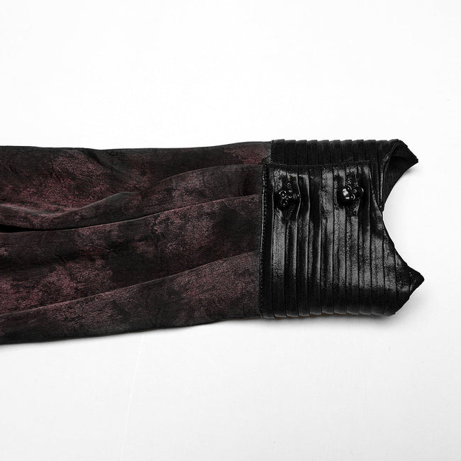 Goth mystery pleated shirt