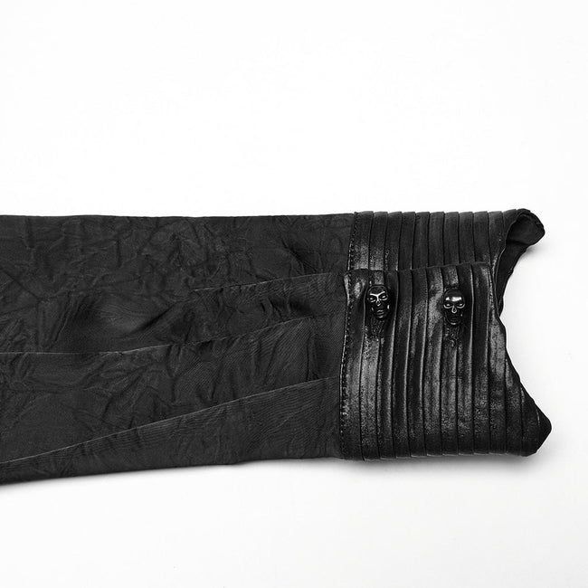Goth mystery pleated shirt