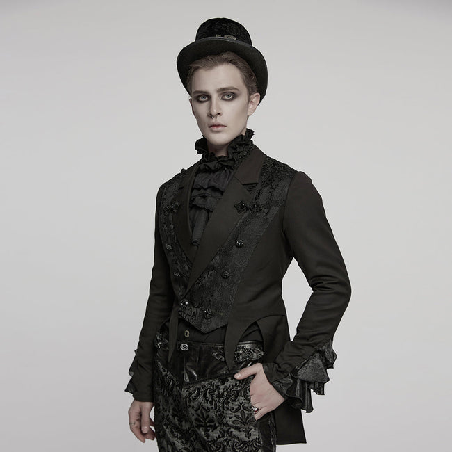 Goth Gorgeous Men's Dress Coat