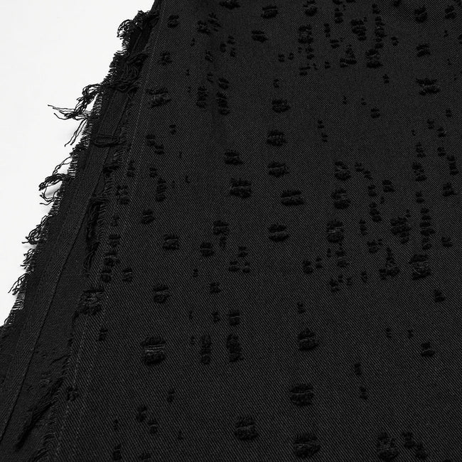 Punk structure long vest