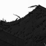 Punk structure long vest