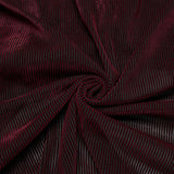 Goth striped flocking shirt