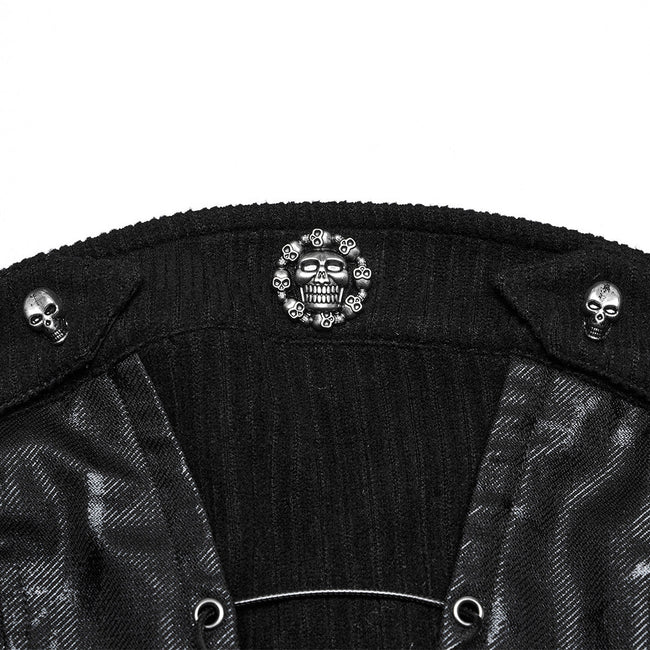 Punk drawstring tube top