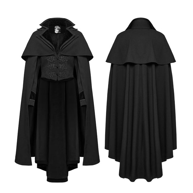 Retro goth cloak-jacket