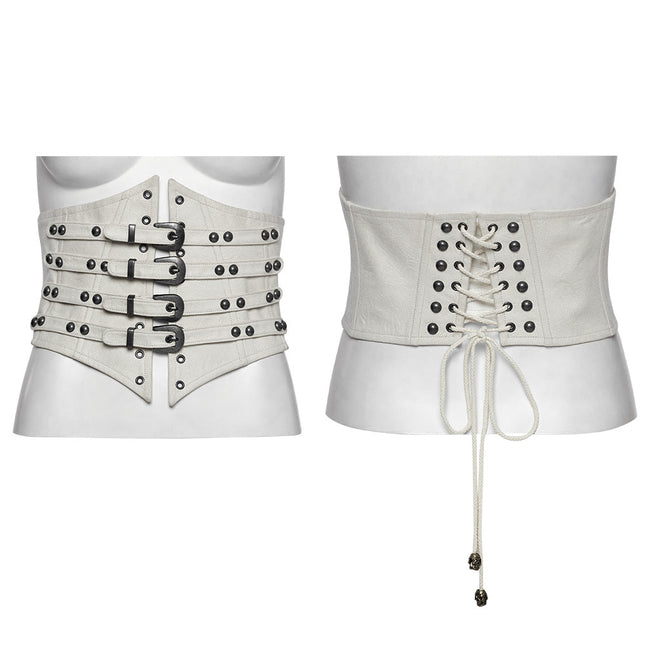Punk Retro Leather Corset