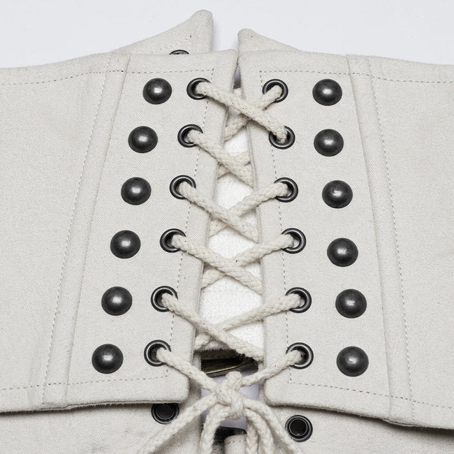 Punk Retro Leather Corset