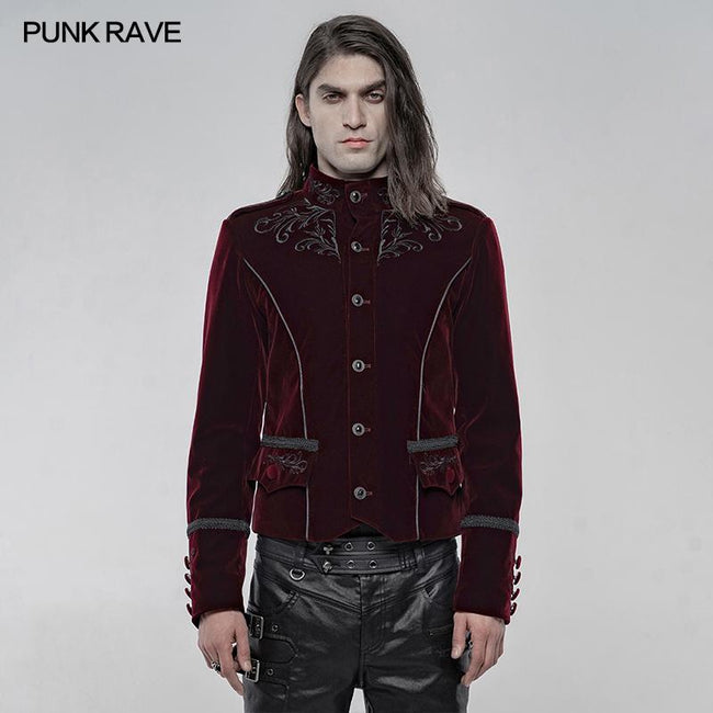 Exquisitely embroidered gothic jacket
