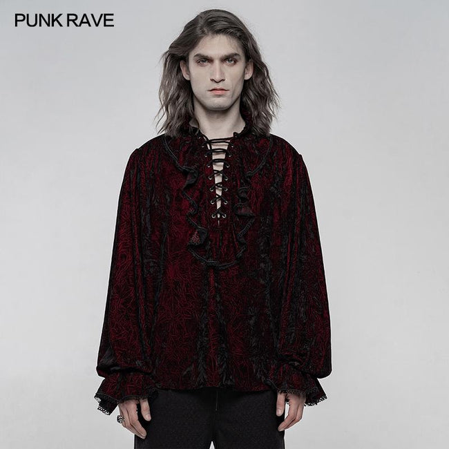 Velvet gothic shirt