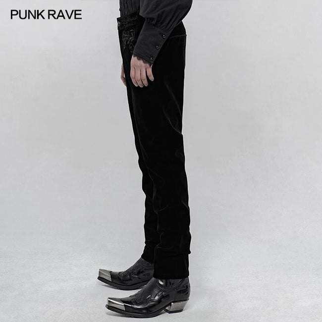 Exquisite Gothic Embroidered Trousers