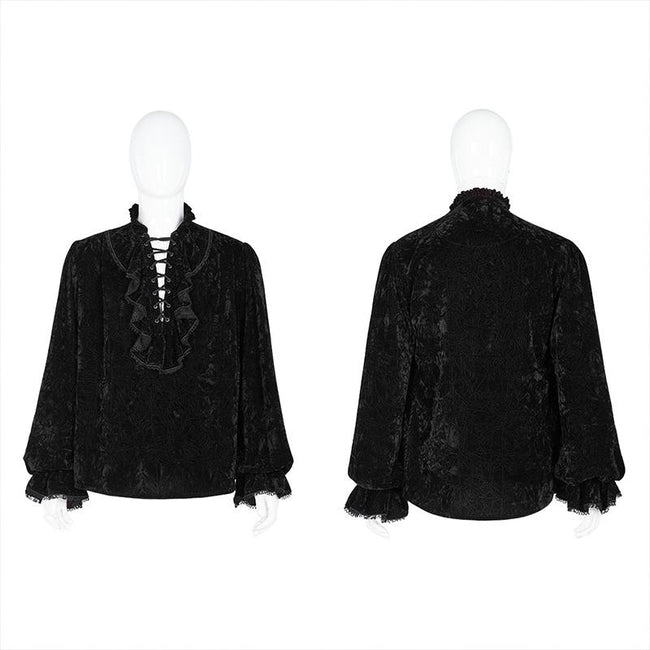 Velvet gothic shirt