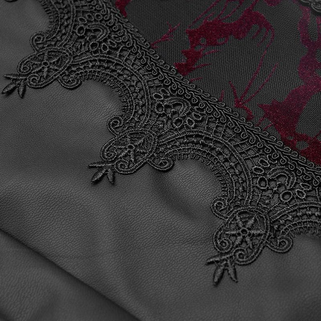 Gothic burning flower leggings