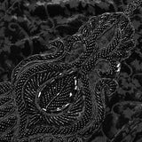 Gothic retro burn out flower leggings