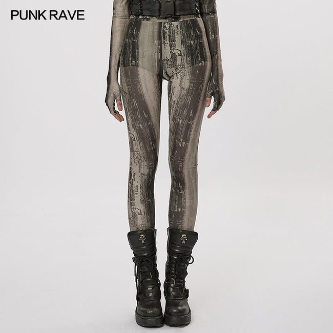 The Post-apocalyptic Techwear Tight Mesh Leggings