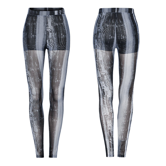 The Post-apocalyptic Techwear Tight Mesh Leggings