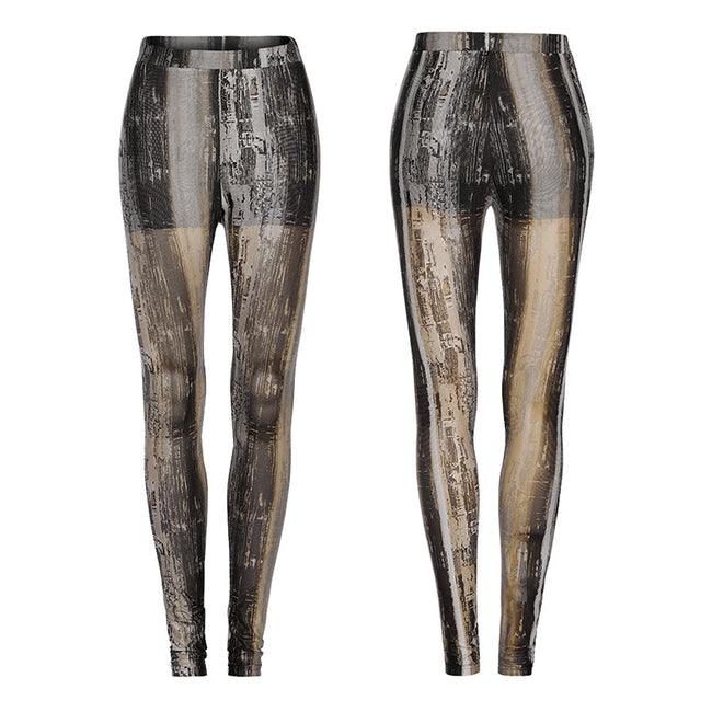 The Post-apocalyptic Techwear Tight Mesh Leggings