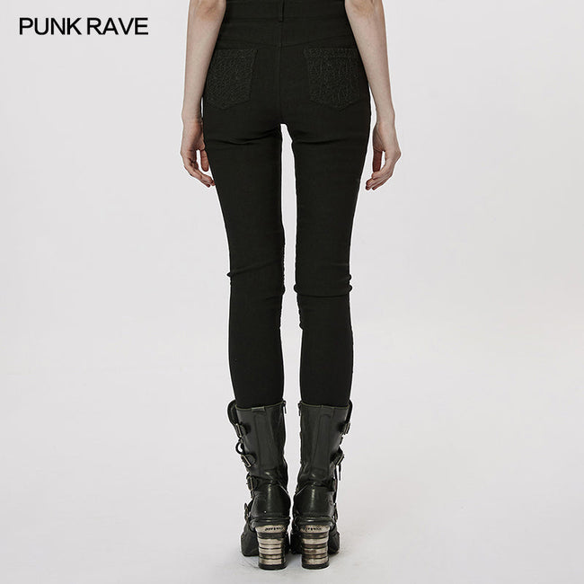 Goth Hollow-out Leggings