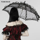 Gothic light lace umbrella