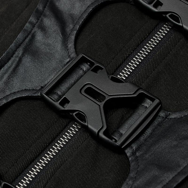 Handsome punk military jacket